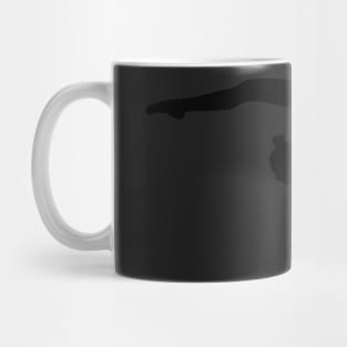 Health and Fitness Silhouette sticker Mug